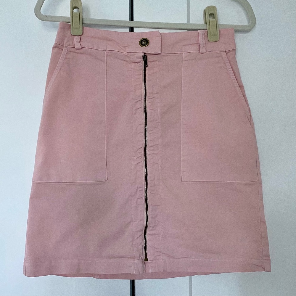 Anthropologie Pink Pencil Skirt, S Petite